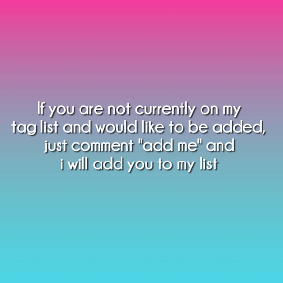 💖 NEW 2020 TAG LIST 💖 SIGN UP! 💖 - Picture 3 of 3